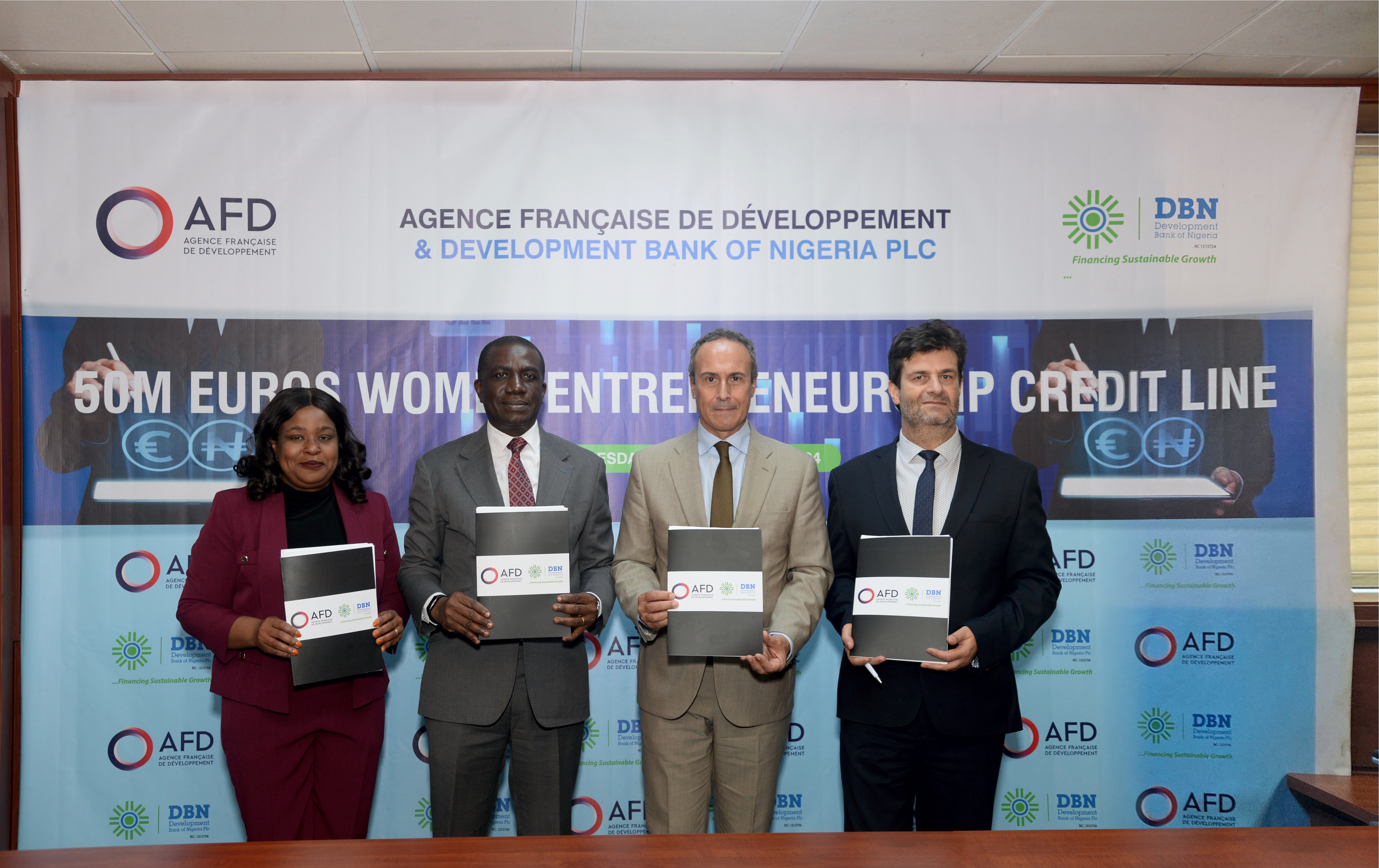 AFD and DBN Women Entrepreneurship Credit Line Signing